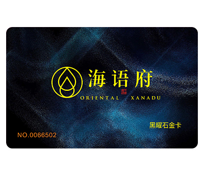 海语府烫金会员卡