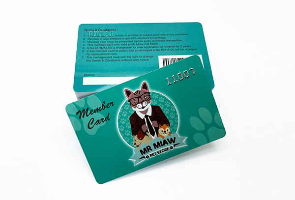 条码PVC塑料卡片印刷