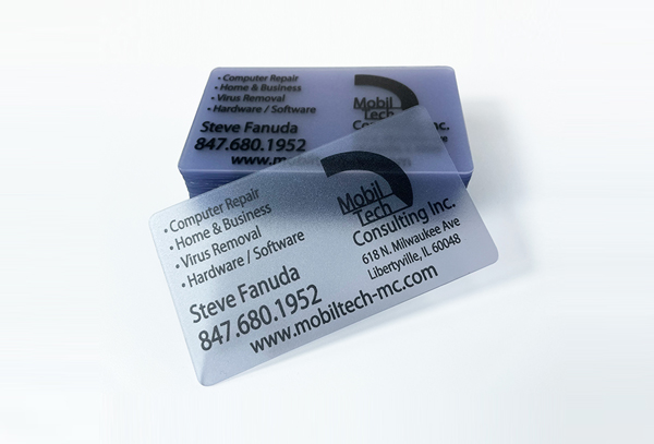 透明PVC卡片制作